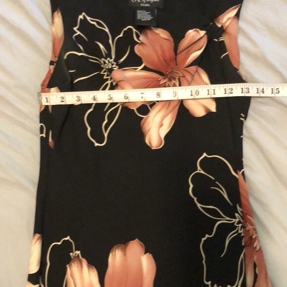 S.L. Fashions Floral Petite Dress Size 6P - Picture 5 of 6